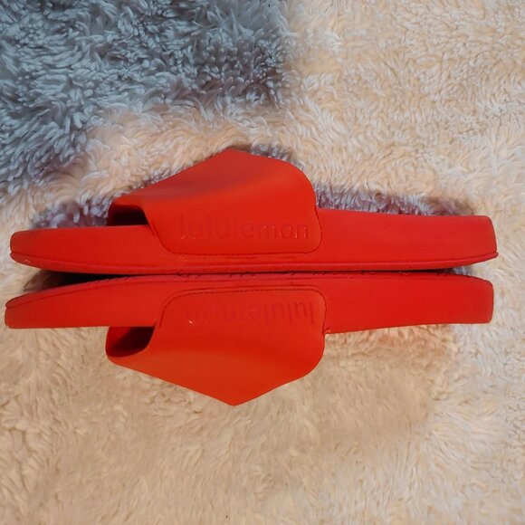 Lululemon Restfeel Womens Comfortable Slip-on Sandals Solar Orange - Picture 5 of 12